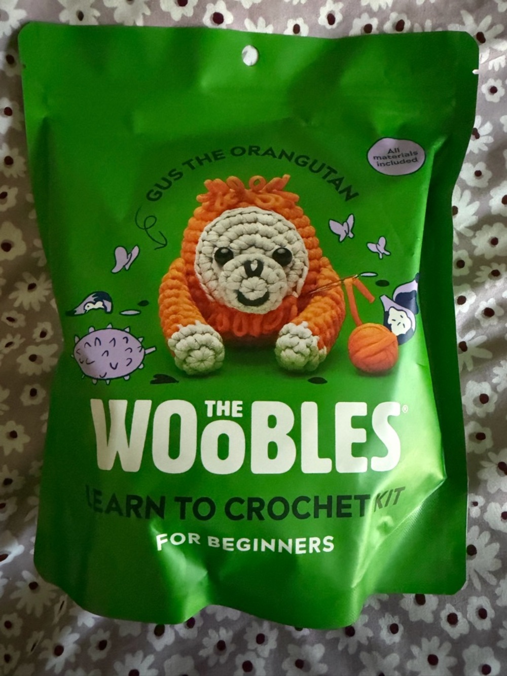 The Woobles Gus the Orangutan Crochet Kit